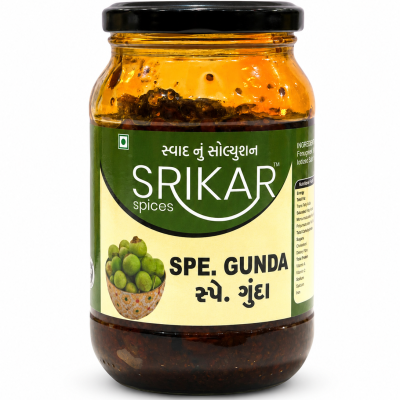 Gol Gunda Achar (મીઠા ગુંદા અથાણું)