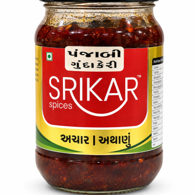 Spicy Gunda Keri Achar (તીખું ગુંદા કેરી અથાણું)