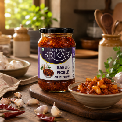 Garlic Achar (લસણ અથાણું)