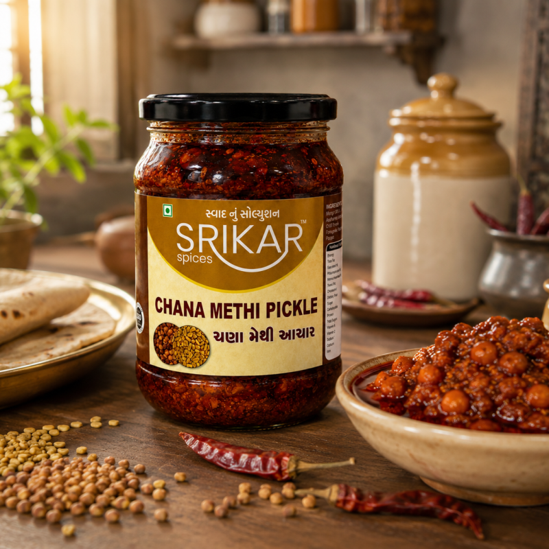 Chana Methi Achar (ચણામેથી અથાણું)
