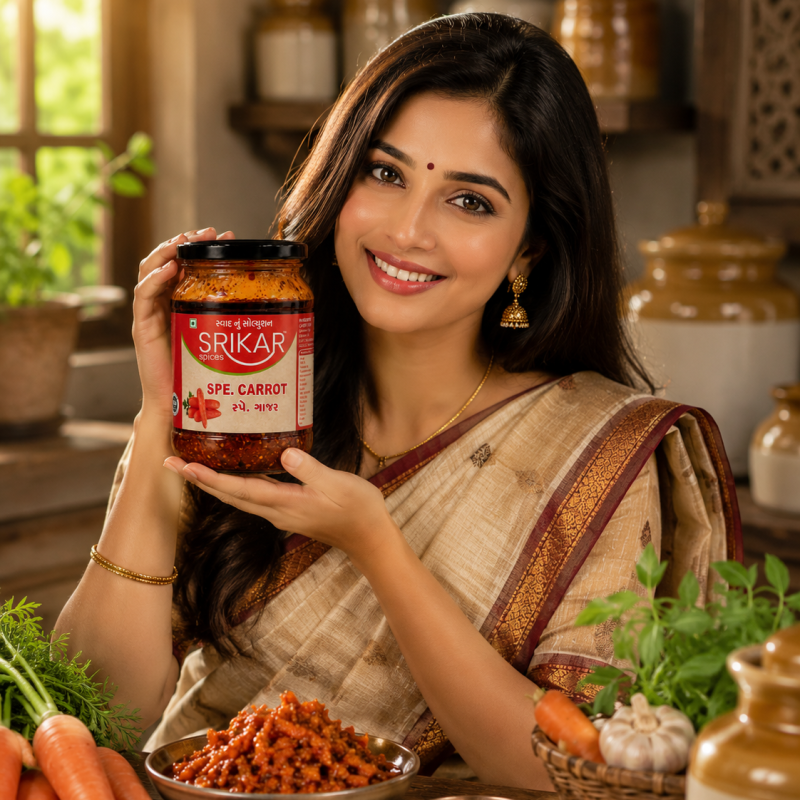 Carrot Achar (ગાજર અથાણું)