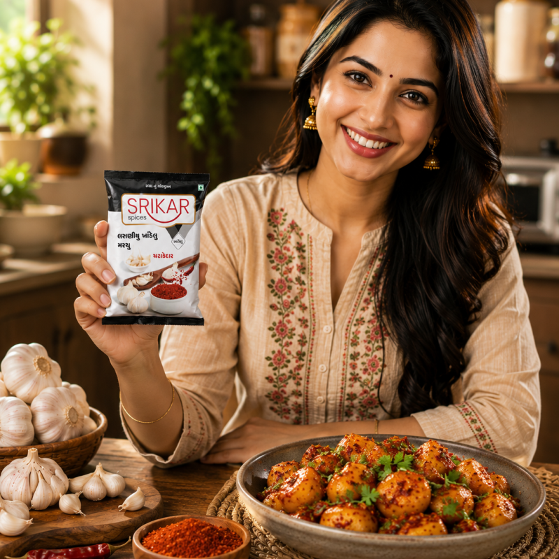 Dry Lasan Chutney (સૂકી લસણ ચટણી)